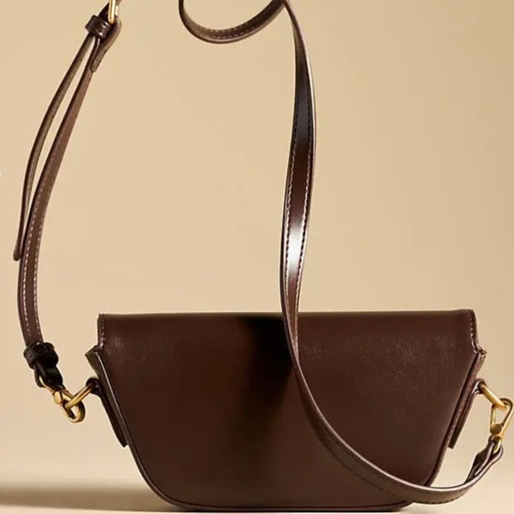 🆕 Anthropologie Delilah Horsebit Structured Mini Bag - Picture 2 of 6